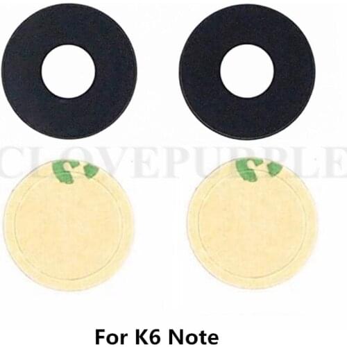 Lens For Lenovo K6 Note Rear Back Camera Glass Lens Cover with Sticker For K6note