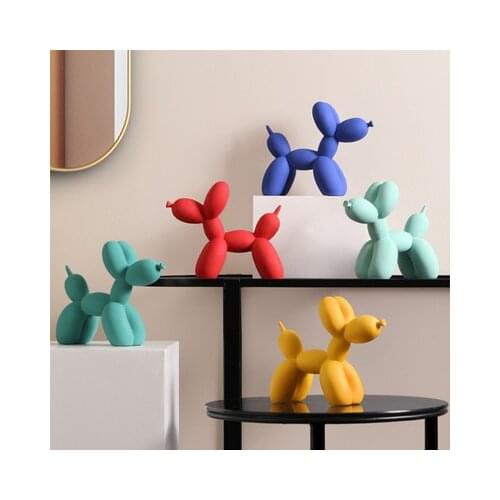 Nordic balloon dog furnishing articles resin creative contracted sitting room TV ark desktop household soft adornment ornament