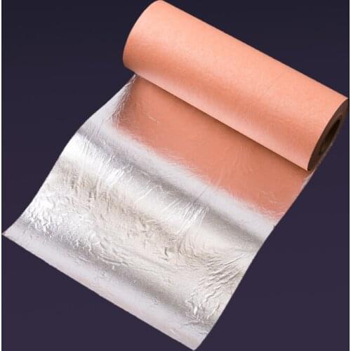A roll of 100mmX50m Imitation silver leaf aluminum leaf foil sheet, new decoration materia