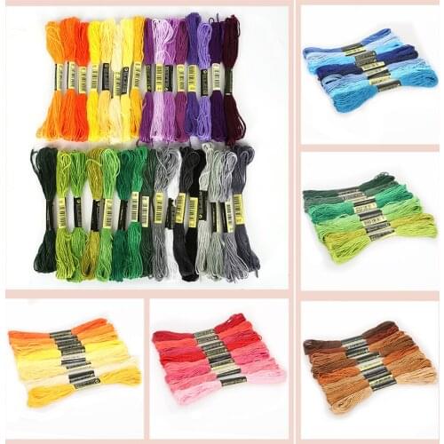 8 colors mixed Sewing Thread Sewing Supplies Quilting Tools Polyester Embroidery Thread for Sewing Machine Hand Stitching