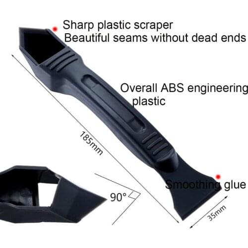 4pcs/set Glass Scraper Tool Floor Tile Cleaner Glue Residual Shovel Caulking