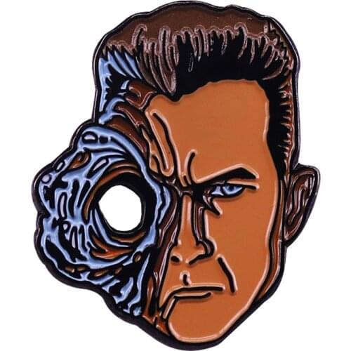 The Terminator T-1000 Pin Badge Sci-fi movie Fans Great Collection