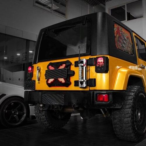 JL1226 Tailgate Sealing Plate with Led Brake Light for Jeep JK and JL 2007-2020 lantsun