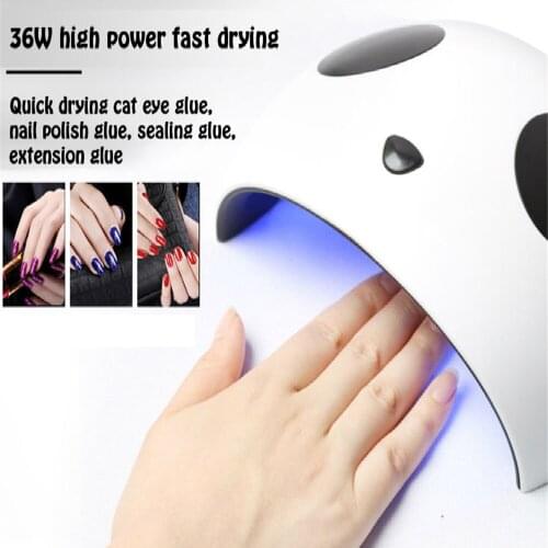 36W UV Lamp Mini Nail Dryer UV Led Lamp Manicure Fingernails Led Nail Tools Manicure Lamp Pandanail Light Gel Nail Polish Lamp