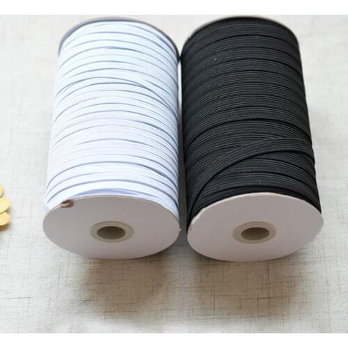 5/10 meters Woven Flat Knitted Elastic Craft Sewing Elastic Cord Elastic Band Sewing Stretch Rope 5z