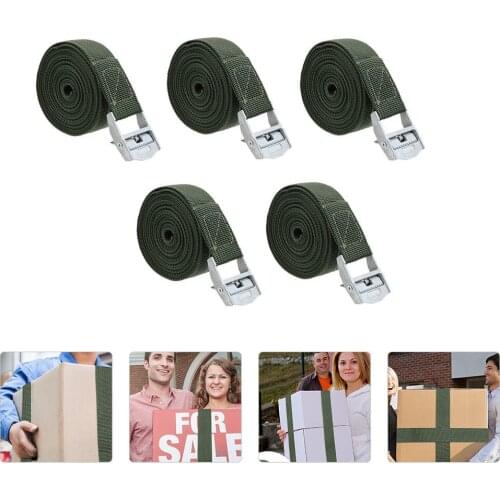 5pcs Useful Cargo Rope Practical Binding Device Car Luggage Binding Belt