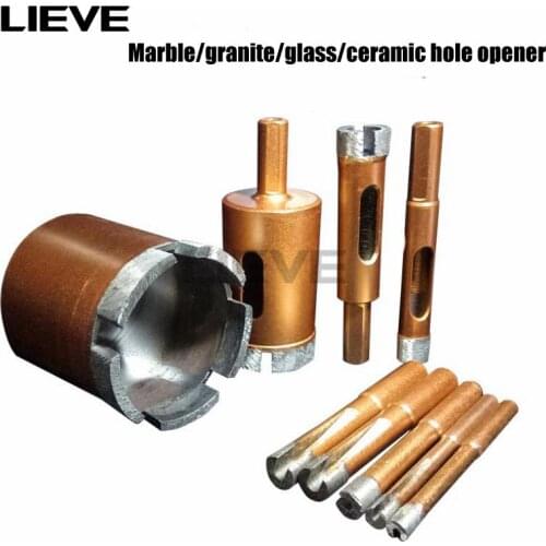 6-100mm Marble hole opener Sintered granite tile floor tile stone drill bit Diamond reaming drill 6-22MM /25-55MM/60-100MM