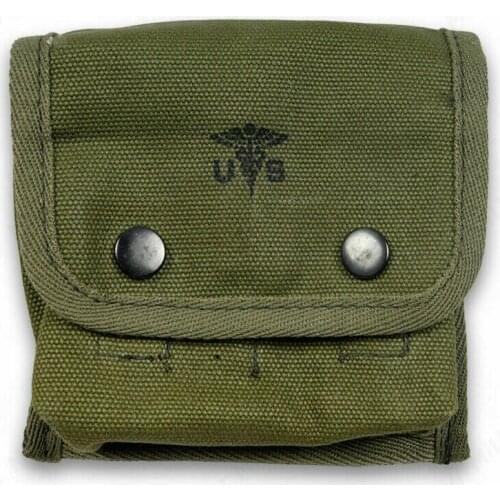 WWII WW2 US ARMY/USMC MEDICAL CORPS M2 JUNGLE FIRST AID KIT POUCH 1945 world war 2 collection World military Store