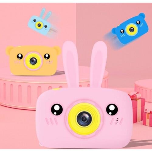 Kids Mini Camera Toys 2.0 Inch 1920 HD Screen Multi-function Cartoon Cute Kids Camera Children Educational Toy Outdoor Play Gift