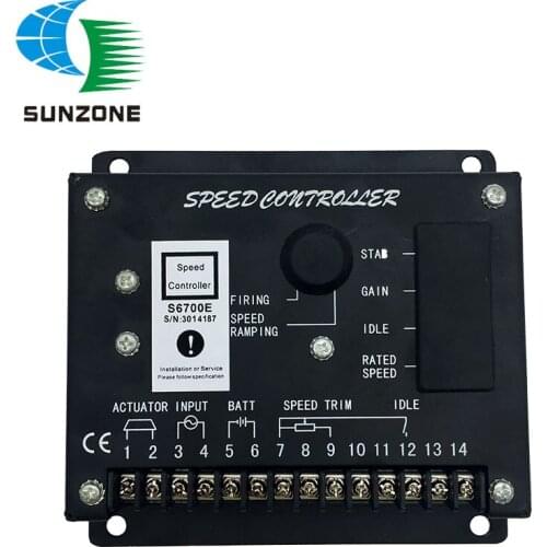 Control Unite S6700E For Diesel Generator Engine Speed Controller S6700E Fast Shipping