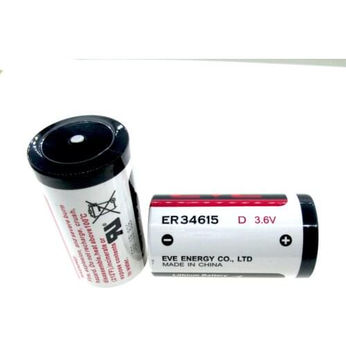 HOT NEW ER34615 34615 lithium battery 3.6V 19000mah Type D capacity lithium battery Instrument Water meter Li-ion battery