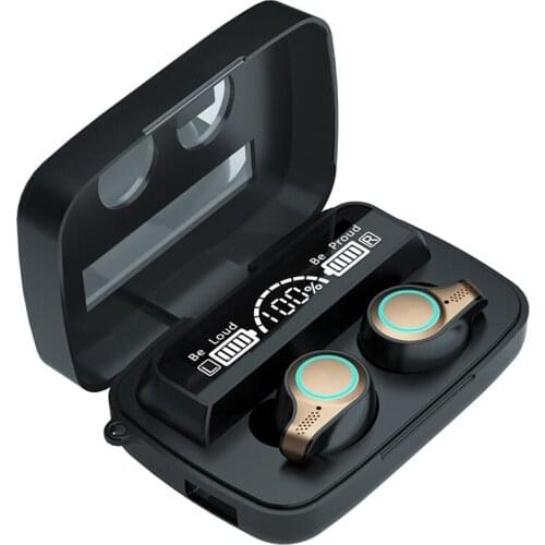 M918 Bluetooth Earphones V5.0 Wireless Headphones 9D Stereo Music Waterproof Earbuds with 3500MAh Long Battery Life