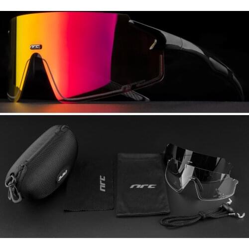 NRC Cycling Glasses Outdoor Multi Scenarios Eyewear Running Riding Fishing Cycling Sunglasses MTB Bicycle Gafas De Ciclismo