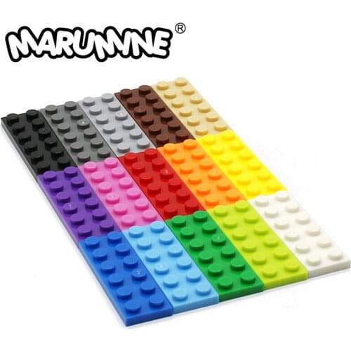 Marumine 2x6 Dots Baseplate 30PCS Building Blocks Toys Accessories 3795 Creator MOC Bricks Part Compatible All Major Brands