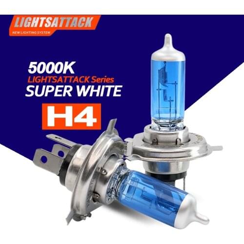 PEGASUS Car Halogen Headlight H4 1500lm Auto Bulb Headlamp 5000K