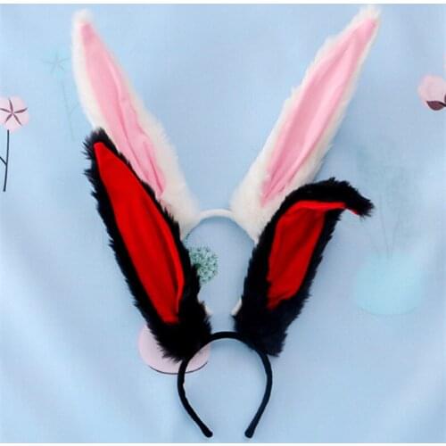 Sexy Woman Headdress Cosplay Props rabbit Ear Hair band Carnival Party Decor Fancy Dress Halloween Costume Accessories