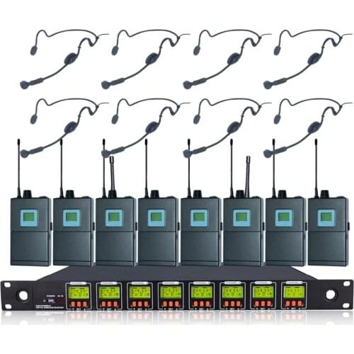 U8-OK-1B-HM-1500 Professional UHF Wireless Headset Microphone for Stage Performance Singing or Hosting Speech Etc