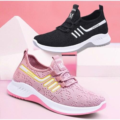 2021 Summer Women Shoes Mesh Light Breathable Women Sneakers Flats Casual Female Trainers Walking Shoes Zapatillas Mujer Shoes