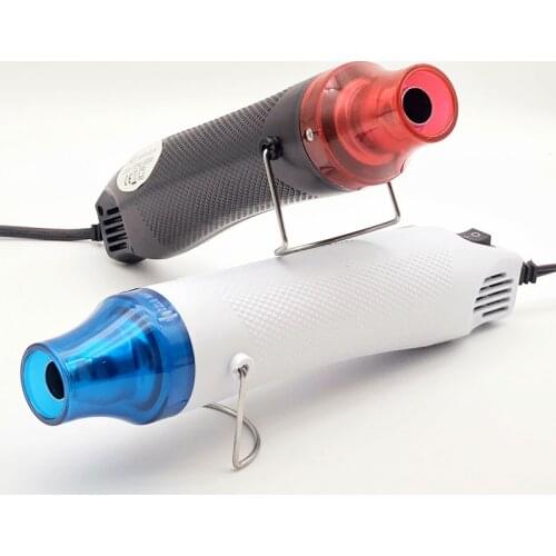 1PCS 110VAC/220VAC,DIY Using Heat Gun Power Tool Hot Air Gun,300W Temperature Gun with Retractable Plastic Holder Seat,2PIN,3PIN