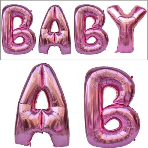 40 Inch Happy Birthday Balloons Foil Letter Ballons Birthday Wedding Party Decoration Kids Toys Baby Shower Air Balloon 1pcs