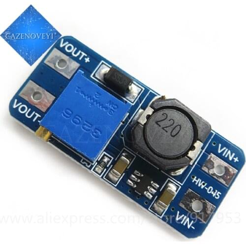 5pcs/lot MT3608 DC-DC Step Up Converter Booster Power Supply Module Boost Step-up Board MAX output 28V 2A In Stock