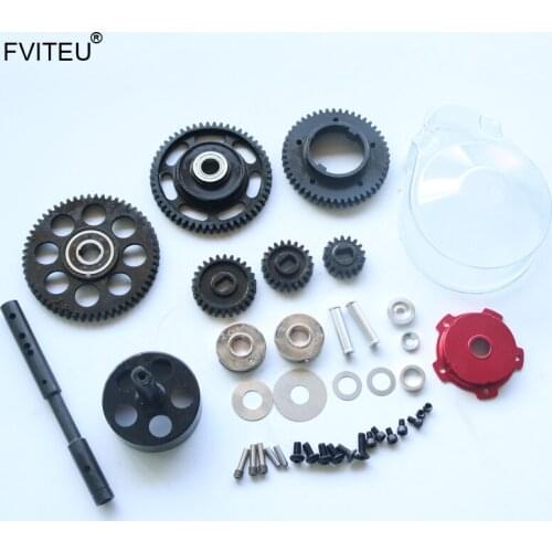 FVITEU Metal Upgrade 3 Speed Transmission Kit for 1/5 HPI Baja 5b ss 5t 5sc Rovan King Motor