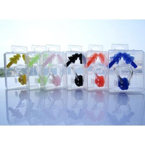 H430 Upscale boxed nose clip swimming nose clip swimming earplugs essential accessories set 5pcs/LOT