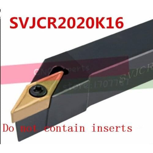 SVJCR2020K16 Indexable External turning tool holder,93 Degree CNC Carbide Turning Cutter,Lathe Turning tool Holder