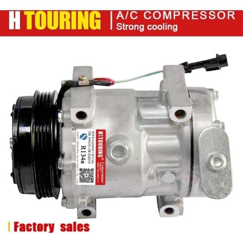 Sanden SD7V16 ac Compressor for Fiat Ducato Bus Box 2.3 3.0 kasten Citroen IVECO DAILY 504384357 71721759 71724259 504005418