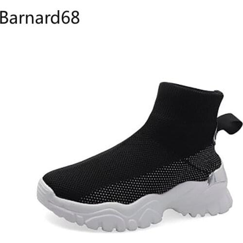 Womens sneakers Thick bottom Heighten Vulcanized shoes Womens sports shoes Lightweight Breathable womens flat shoes ladies