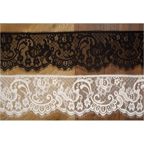 Eyelashes lace embroidery lace fabric width 15cm DIY skirt clothing underwear accessories