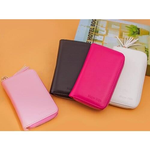 Major Dijit Nail Stamping Plate Holder Case Round Square Rectangular 32 Slots Manicure Nail Art Plate Organizer