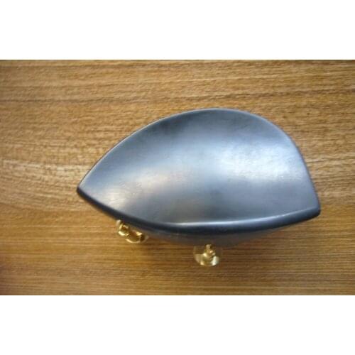 New one piece 4/4 natural ebony wood violin chin rests