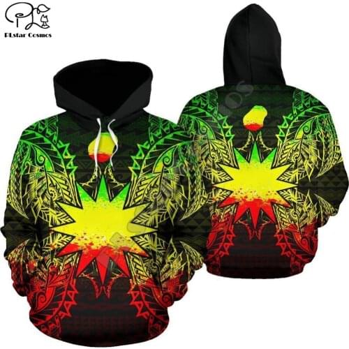 NewFashion Nauru Micronesia Island Country Flag Tribal Culture Retro Pullover 3DPrint Men/Women Autumn Colorful Funny Hoodies 23