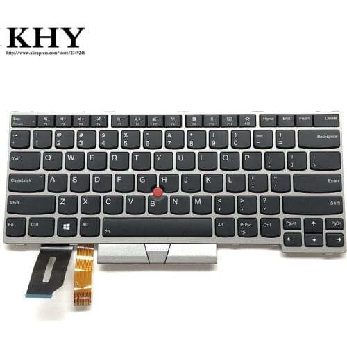 Original US English Backlit Keyboard for Thinkpad E480 E490 T480S L480 L380 Yoga T490 T495 L390 L490 P43s 01YN340 01YN420