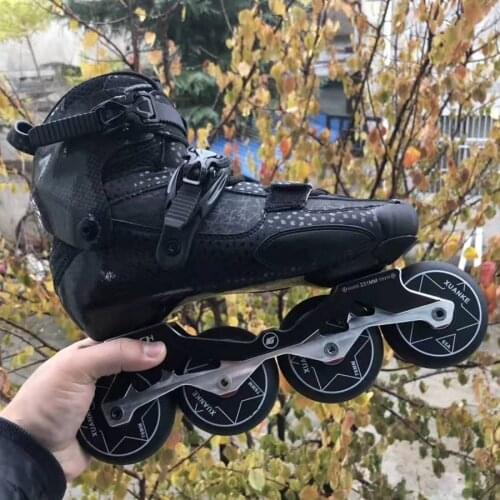 2019 Catch Carbon Fiber Professional Slalom Inline Skates Adult Roller Free Skating Shoes Sliding Patines Similar With SEBA IGOR