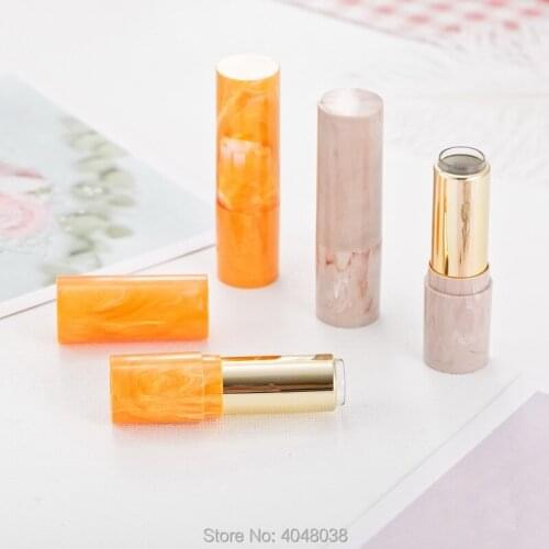 12.1mm Empty Lipstick Tube Plastic Lip Balm Tube Cosmetic Containers Lip Rouge Packaging Bottle Refillable Bottles 50pcs/lot
