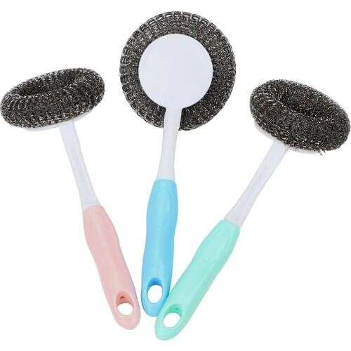 Cleaning Brush Stainless Steel Long handle Gadgets BBQ Grills Washer Kitchen Accessories
