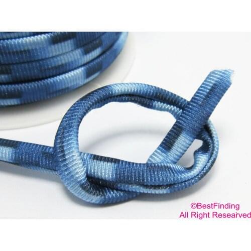 Lycra cord 5mm Elastic lycra cord Light blue Stitched Lycra strips swimwear & bikini mask making
