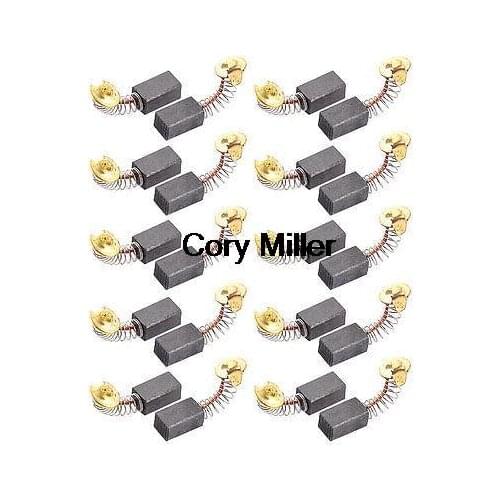 Replacement Motor Carbon Brushes 12.5mm x 7.5mm x 6.5mm for Hitachi