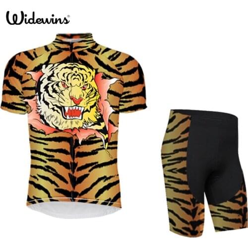 2017 Bike Team Racing Sport Cycling Jersey Sets Men Short Sleeve MTB Bicycle Cycling Clothing Breathable Bike Jersey Suit 5281