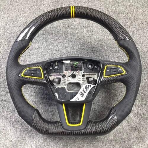 High Quality Customized Carbon Fiber Steering Wheel For Ford Fusion Mondeo Focus 2013 2014 EDGE 2015 2016