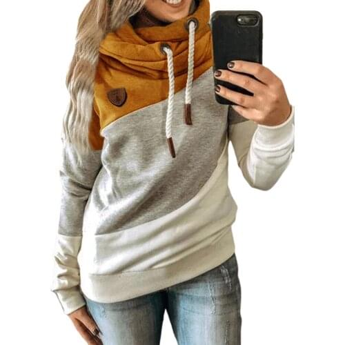 Women Patch Stitch Printed Gothic Harajuku Hoodie Autumn Winter New Hooded Sweatshirts Casual Long Sleeve Pullover Veste Femme