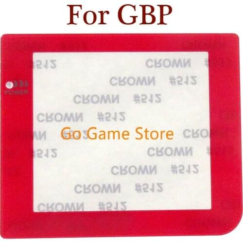 1PC/LOT for GBP Colorful plastic protective screen lens with logo for Gameboy Pocket