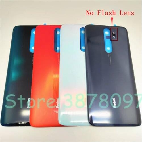 100% New For Xiaomi Redmi Note8 Pro Note 8 Pro Battery Back Cover Housing Case(No Flash Lens)