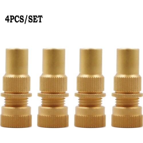 4pcs Pure Copper Tyre Deflators Auto Brass Air Deflator 6-60 PSI Tire Valve Core Tools Anti-rust Antiseptic Wear-resistant