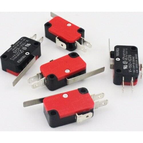 5 Pcs 1NO+1NC Srew Connector Actuator Limit Micro Switch 16A 4A 250VAC