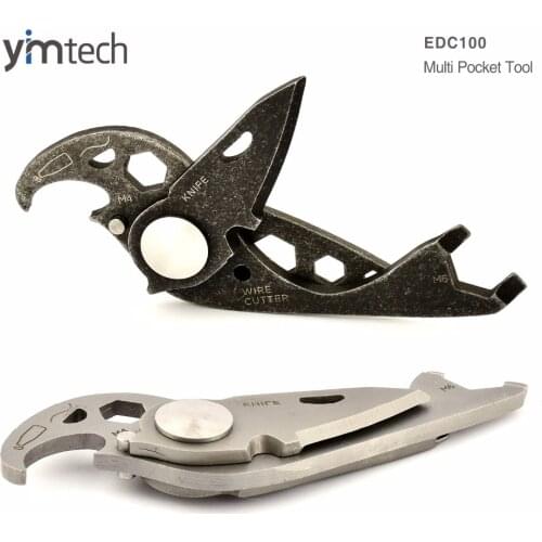 EDC Mini Multi Pocket Tool Outdoor Camping Hand Tool Stainless Steel Survival EDC Gear Tactical Wrench Screwdriver Bottle Opener