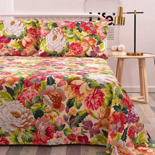 Fine Canvas Division Cotton Four Seasons Cloth Precision Woven Fabric Elastic Skin-friendly Breathable Printed Dyed Bedding Sofa