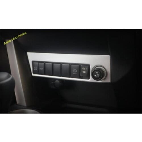 Lapetus Cigarette Lighter Panel Cover Trim For Toyota RAV4 RAV 4 Left-hand Drive Model 2016 2017 2018 ABS Auto Accessories